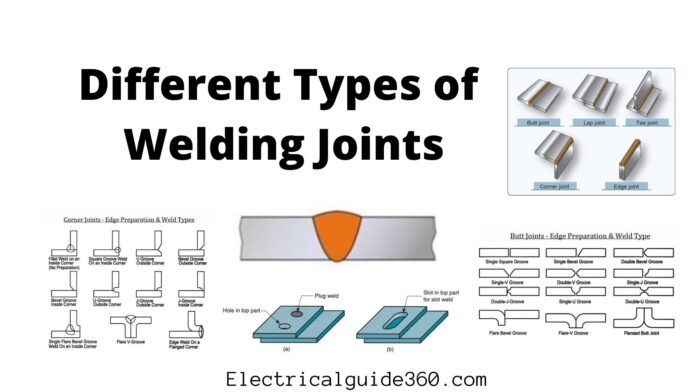Different types of welding joints